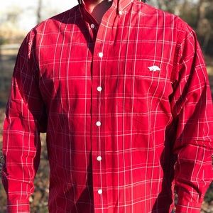 Arkansas Razorback button up shirt